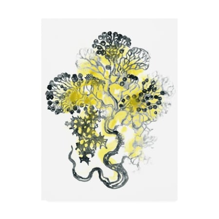 June Erica Vess 'Citron Sea Kelp I' Canvas Art,14x19